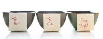 Goldilocks principle