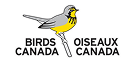 Canadian bird illustration with English and French labels