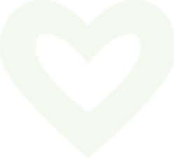 Green heart outline with black background