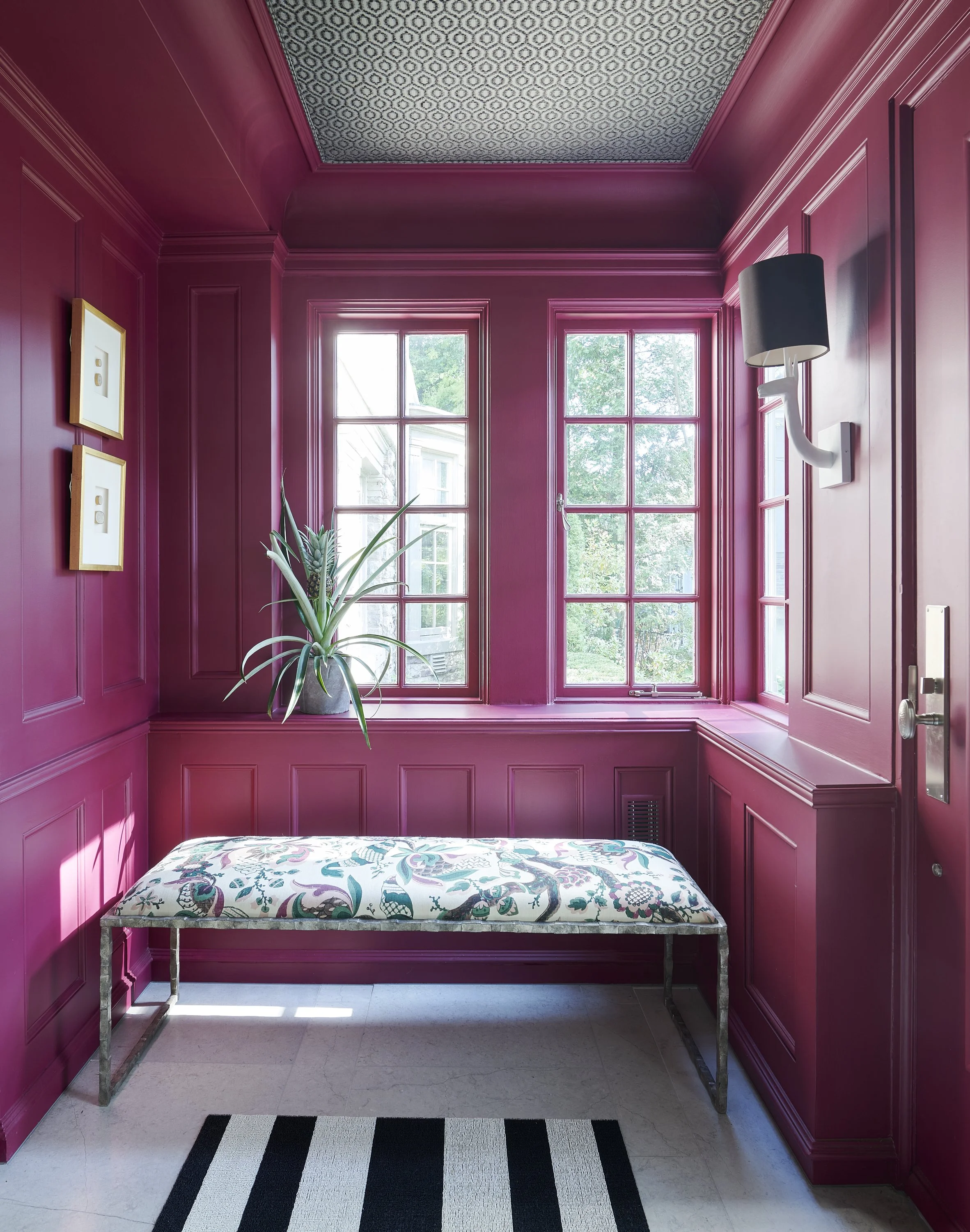 Pink foyer