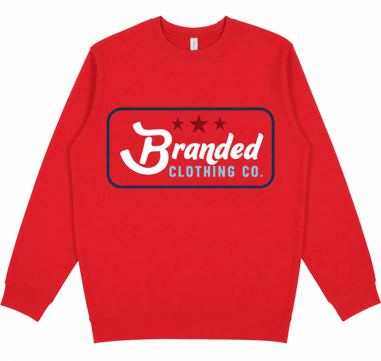 Branded Patch crewneck sweatshirt