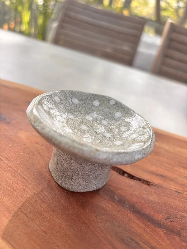 Small Polka Dot Toadstool Dish