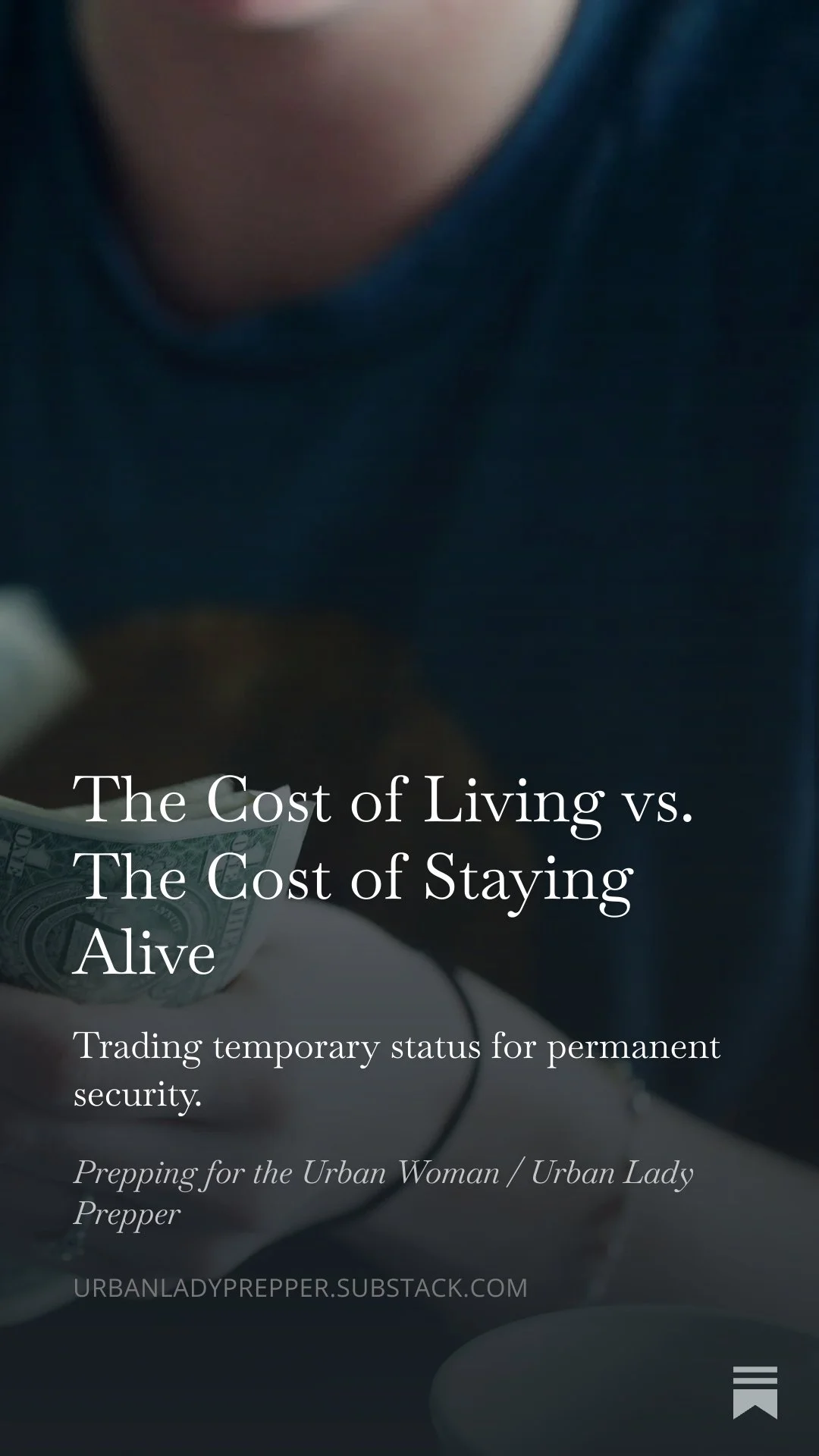 The Cost of Living vs. The Cost of Staying Alive