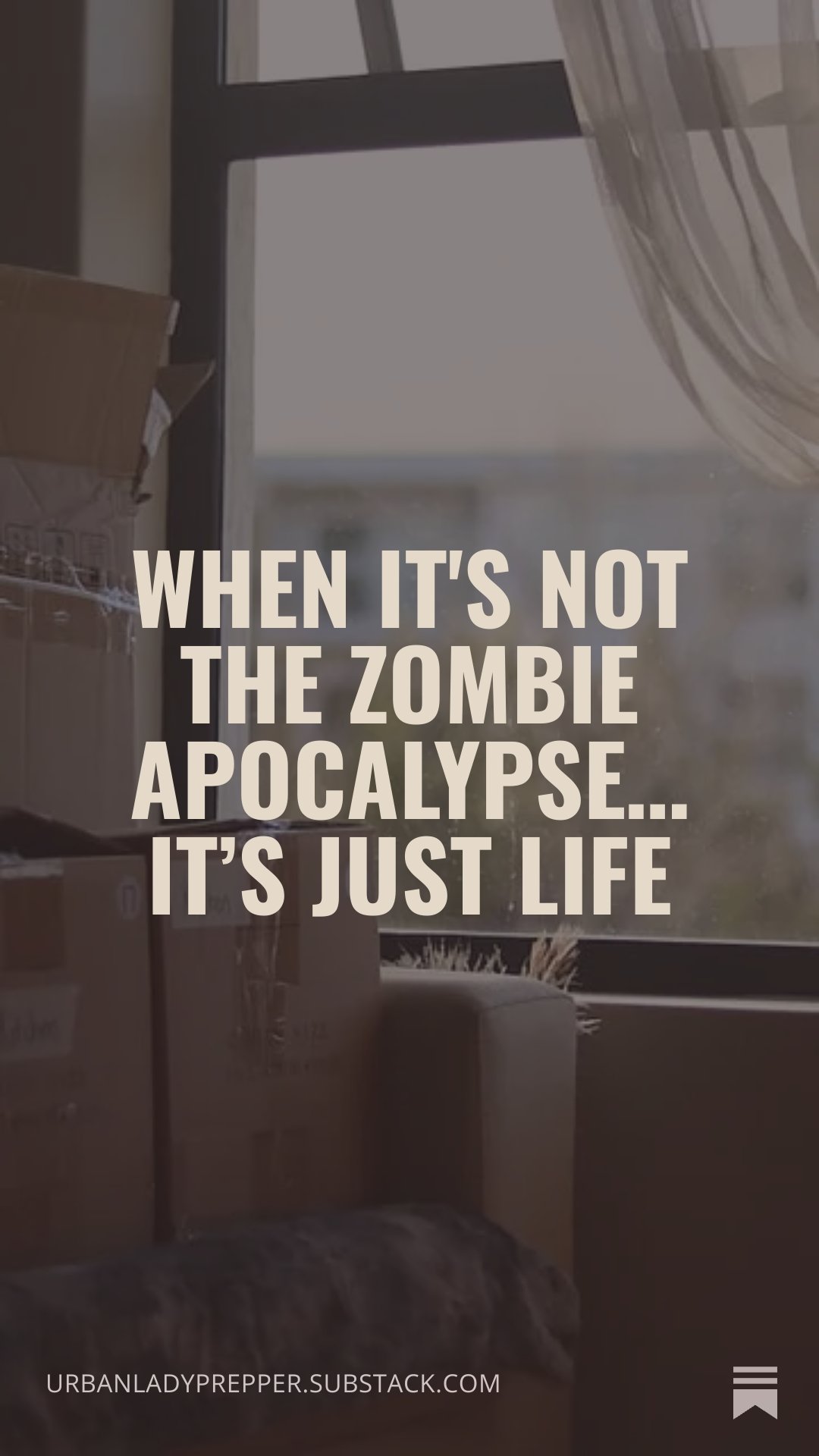 When It's Not the Zombie Apocalypse…It’s Just Life