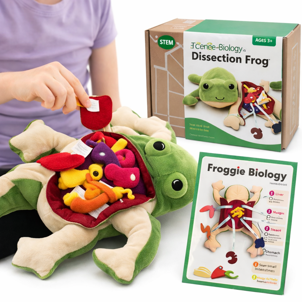 Anatomy Learning Toy - Frog Plush