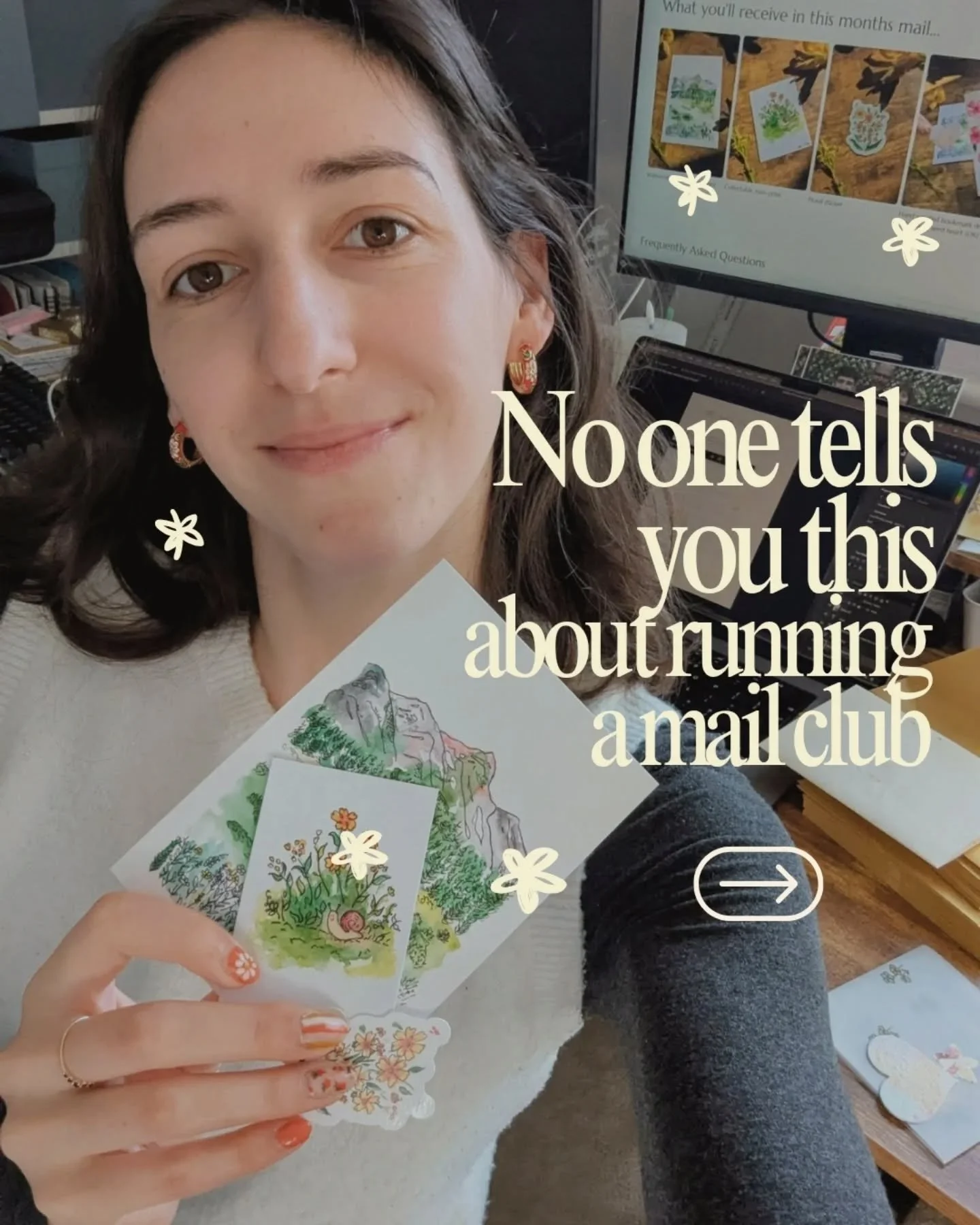 No one told me about this part...the overthinking, hours spent meticulously trying to film in the little patch on my desk where there's not all my work stuff out 😅 But also genuinely feeling the stack of envelopes in my hands and realising each one 