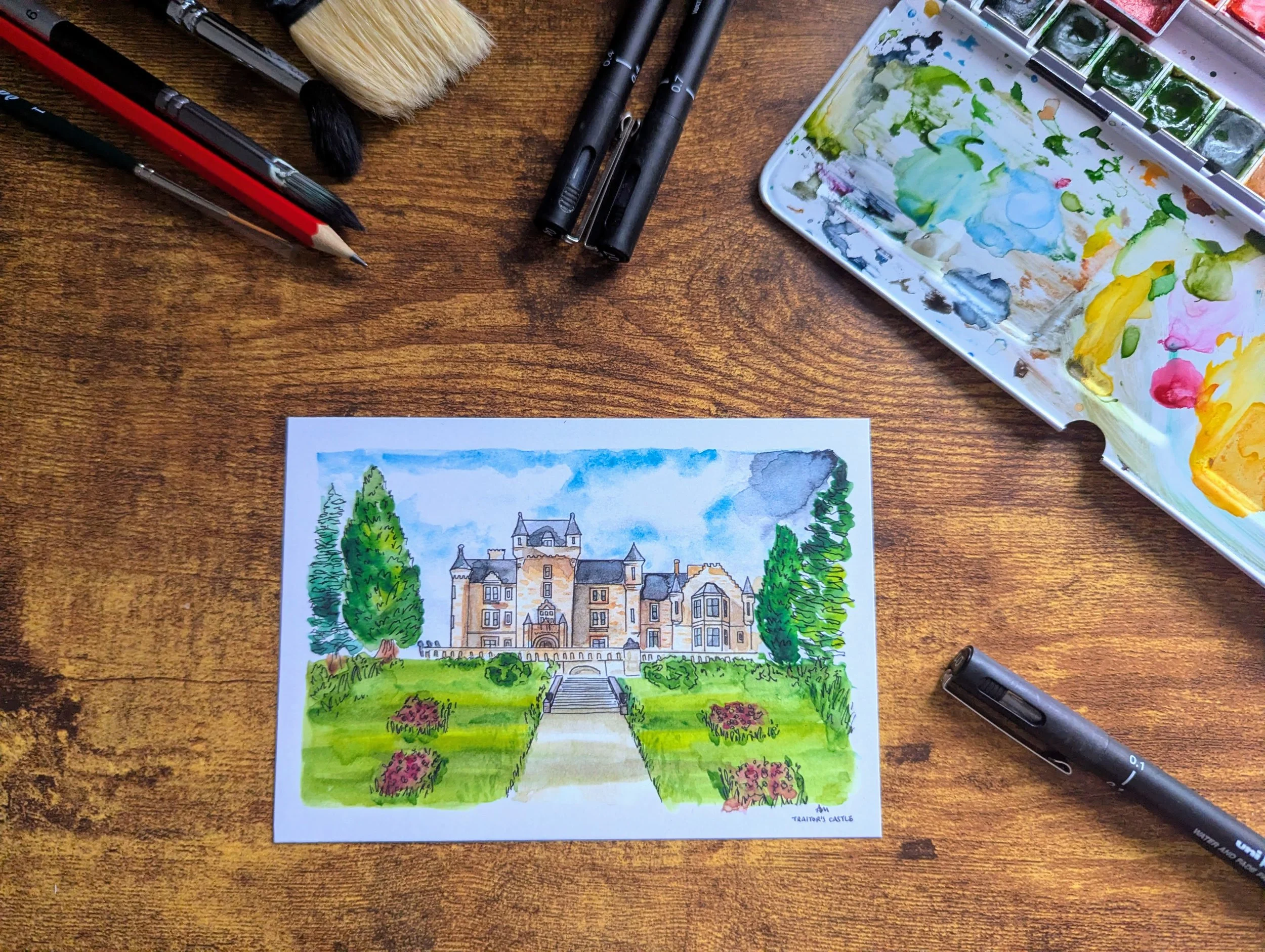 The Traitor's Castle Print