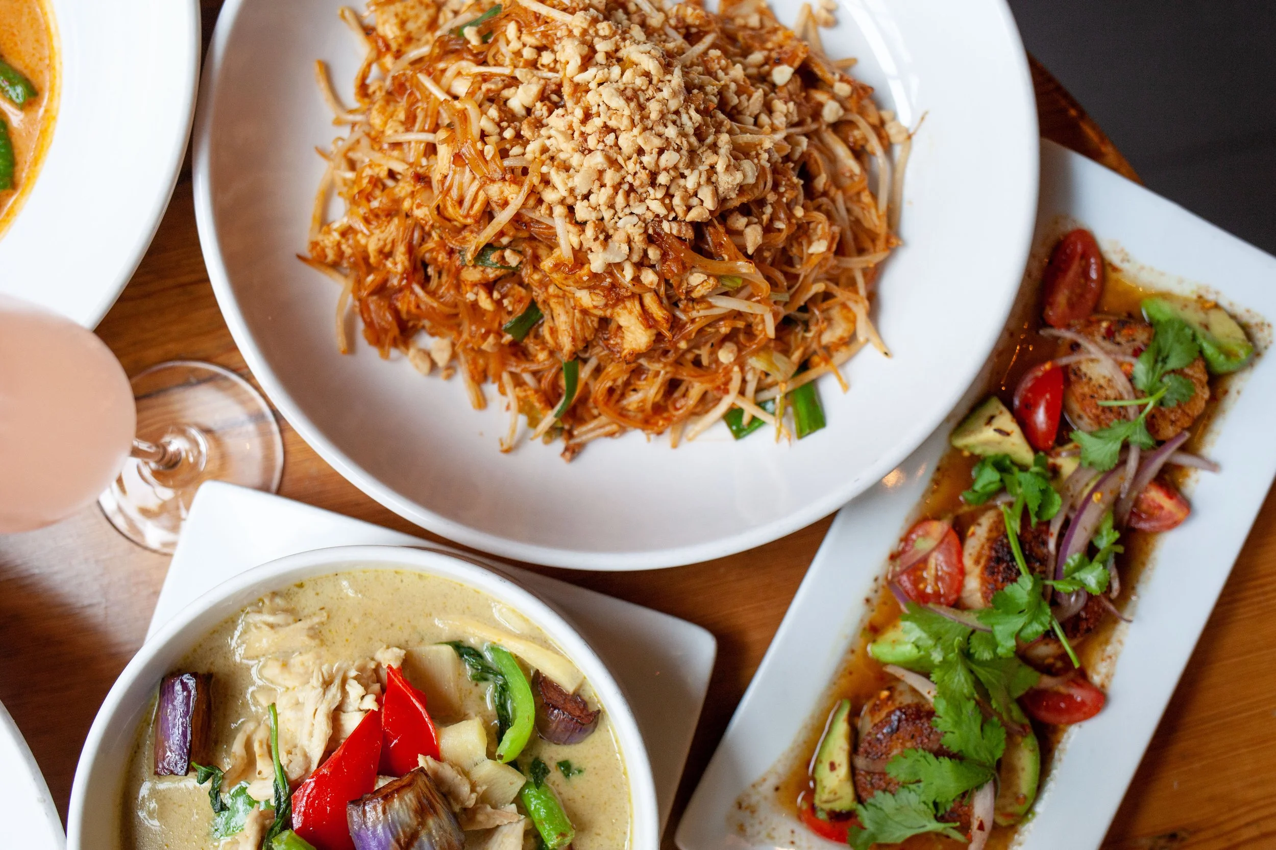 Pad Thai served at Sabai Cafe & Bar in Eugene, Oregon