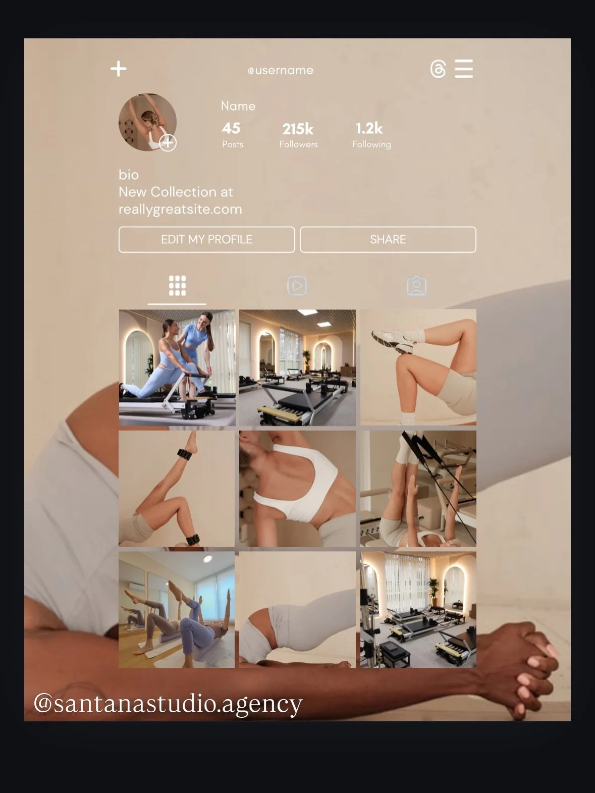 Your Instagram shouldn&rsquo;t feel like a collection of posts.
It should feel like a point of view.

This template was designed to help you step back and actually see your brand&mdash;how your content flows, what&rsquo;s working, and what needs refi