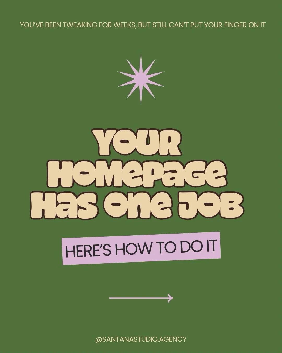 You&rsquo;ve finalized the fonts, nailed the color palette, taken the perfect photos, and something STILL isn&rsquo;t feeling right about your homepage.

You&rsquo;re not alone. This happens to so many creative business owners, and most of the time i