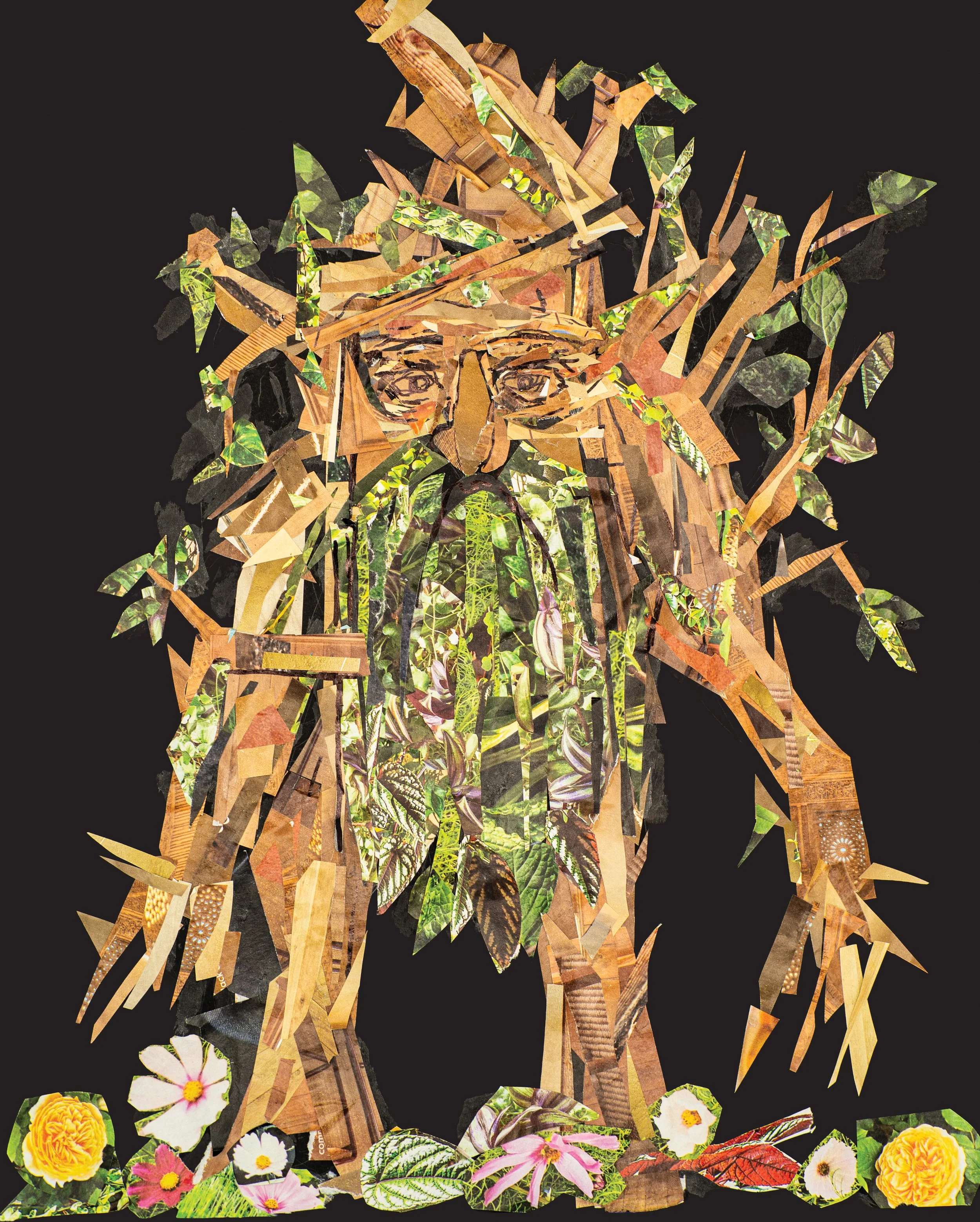 Treebeard Analog Collage