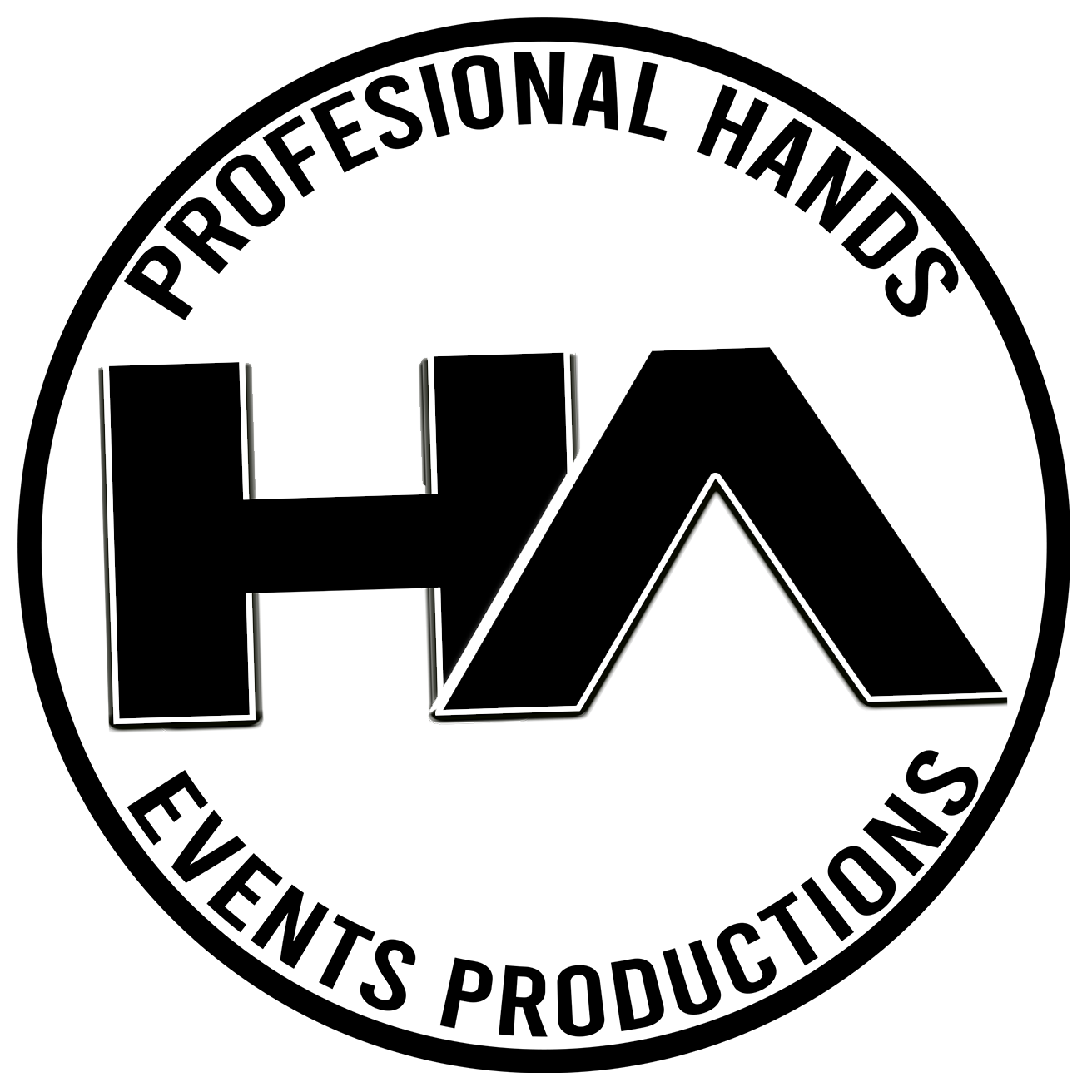 El logo de la empresa Hexagon, formada por un símbolo en forma de H y A en estilo negro con borde plateado.