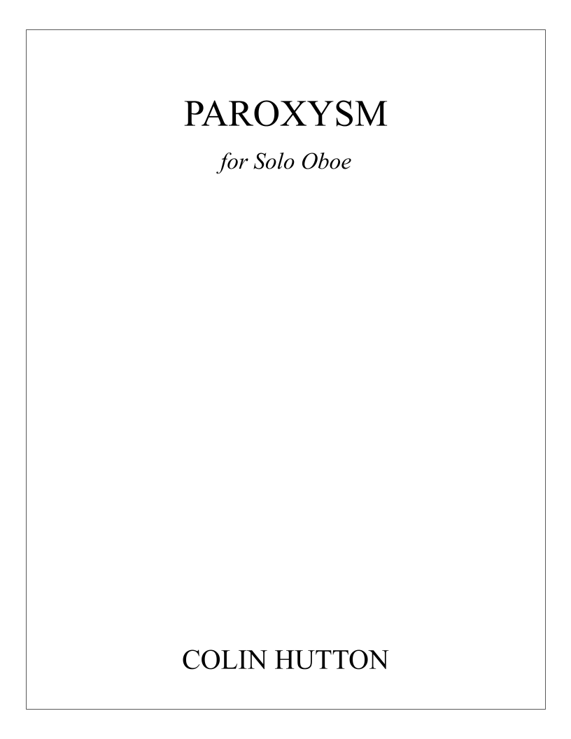 Paroxysm