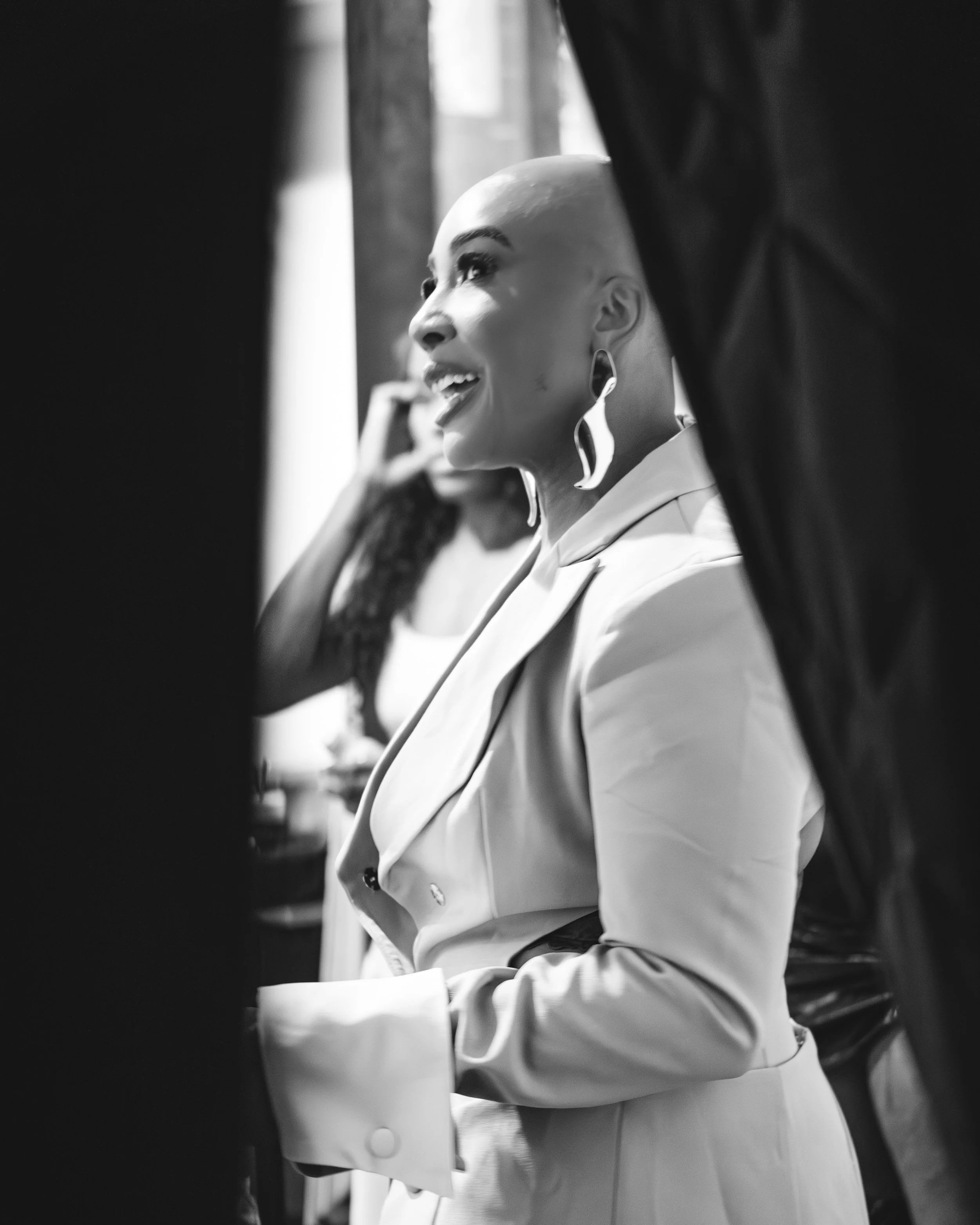 Luxe Coleman backstage at BlackLight