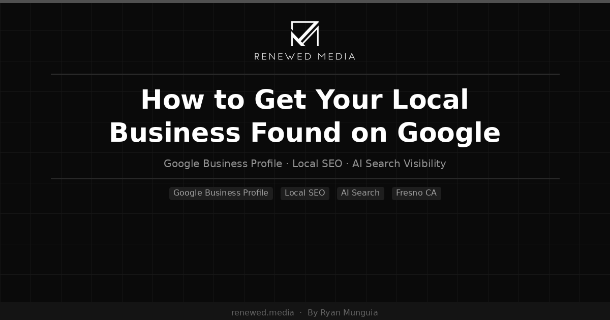 How to Get Your Local Business Found on Google