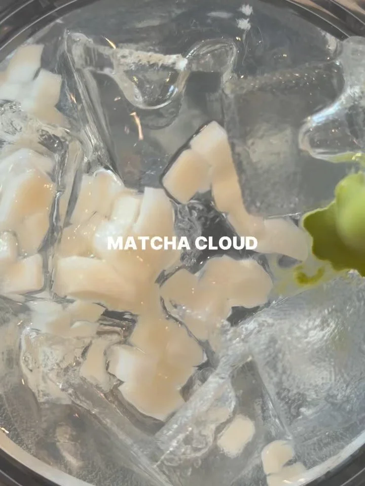 something about this uber green ceremonial matcha in cloud form 🫶🏼👀