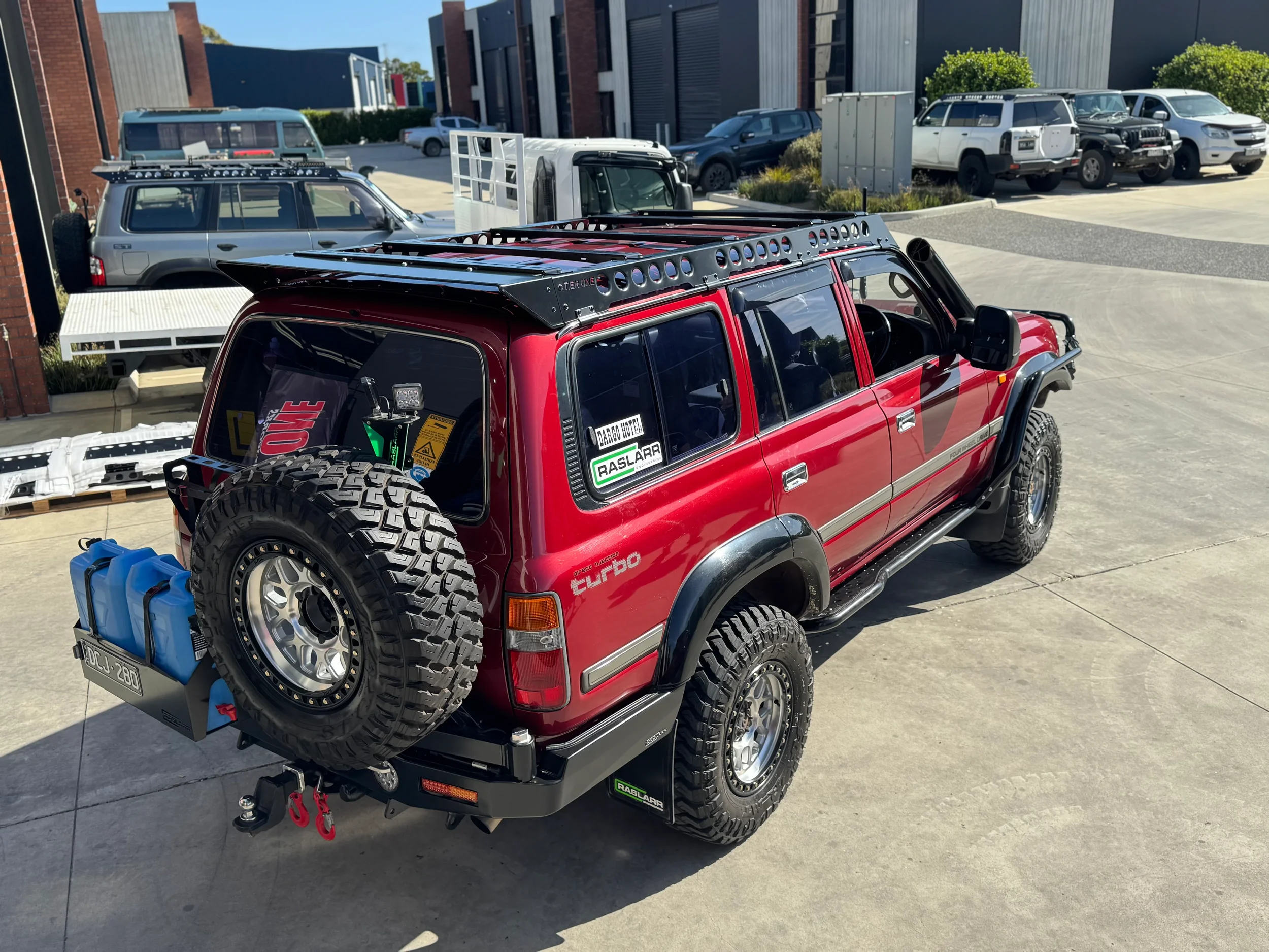 Toyota LandCruiser 80 Series Rear Wing