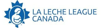 LA Leche League Canada logo featuring a blue star and a stylized mother and baby figure.