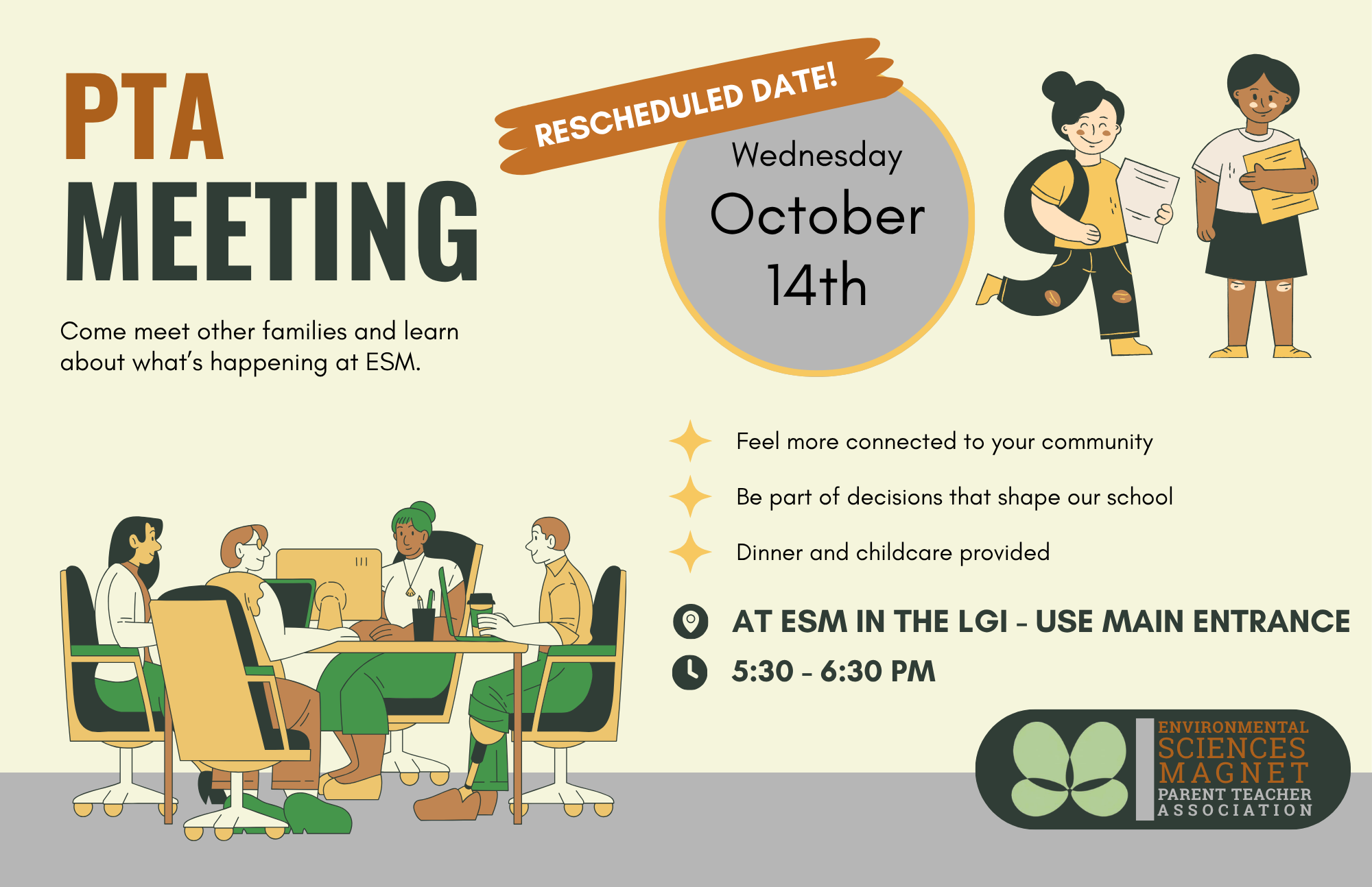 SPECIAL DATE: PTA Meeting