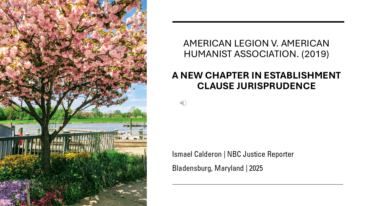 American Legion v. American Humanist Association. (2019)