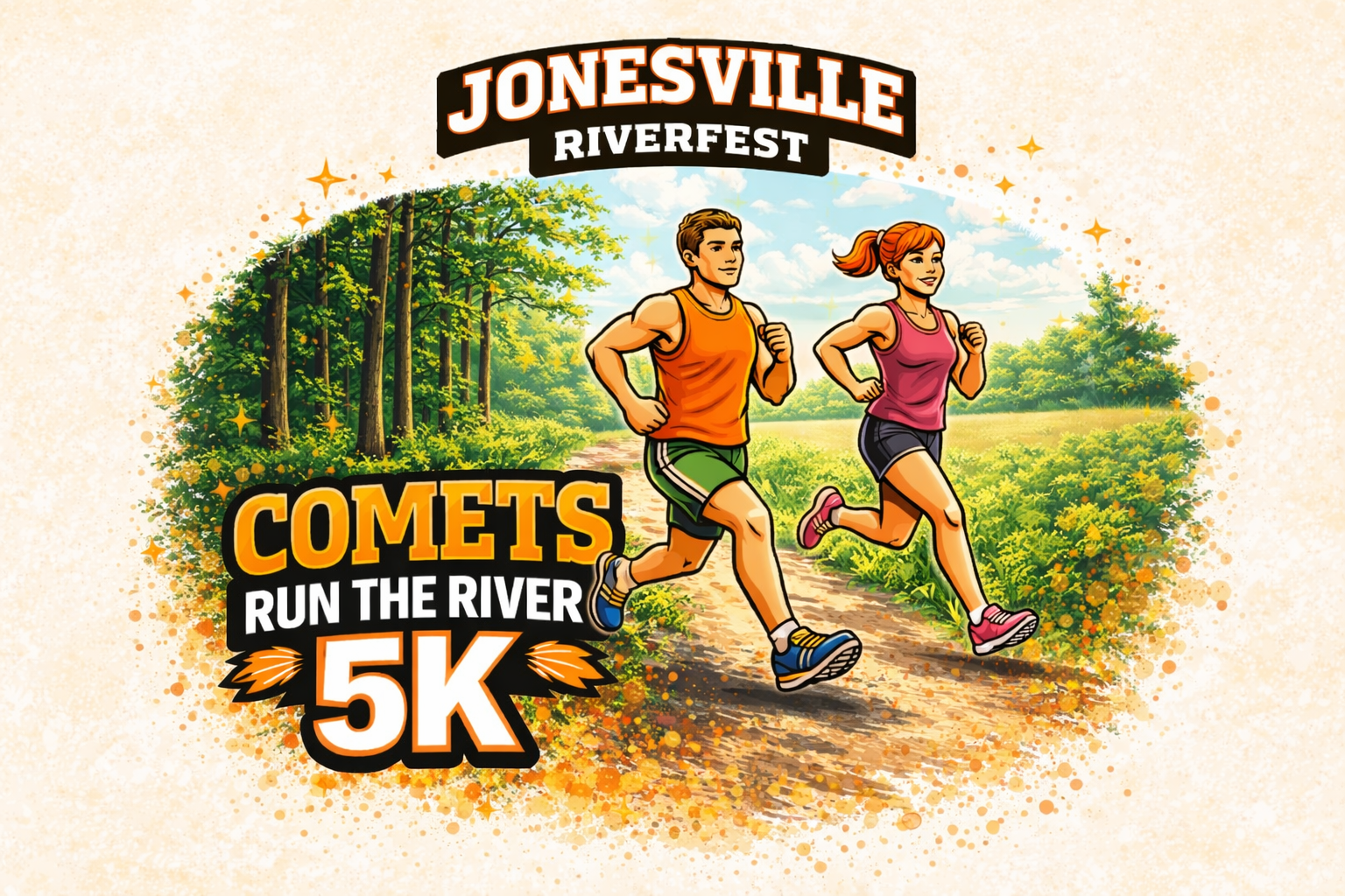 Comets Run the River 5K