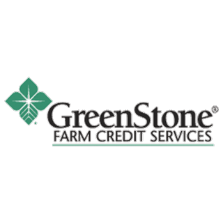GreenStone Farm Credit Services logo with a green four-leaf clover design and black text.