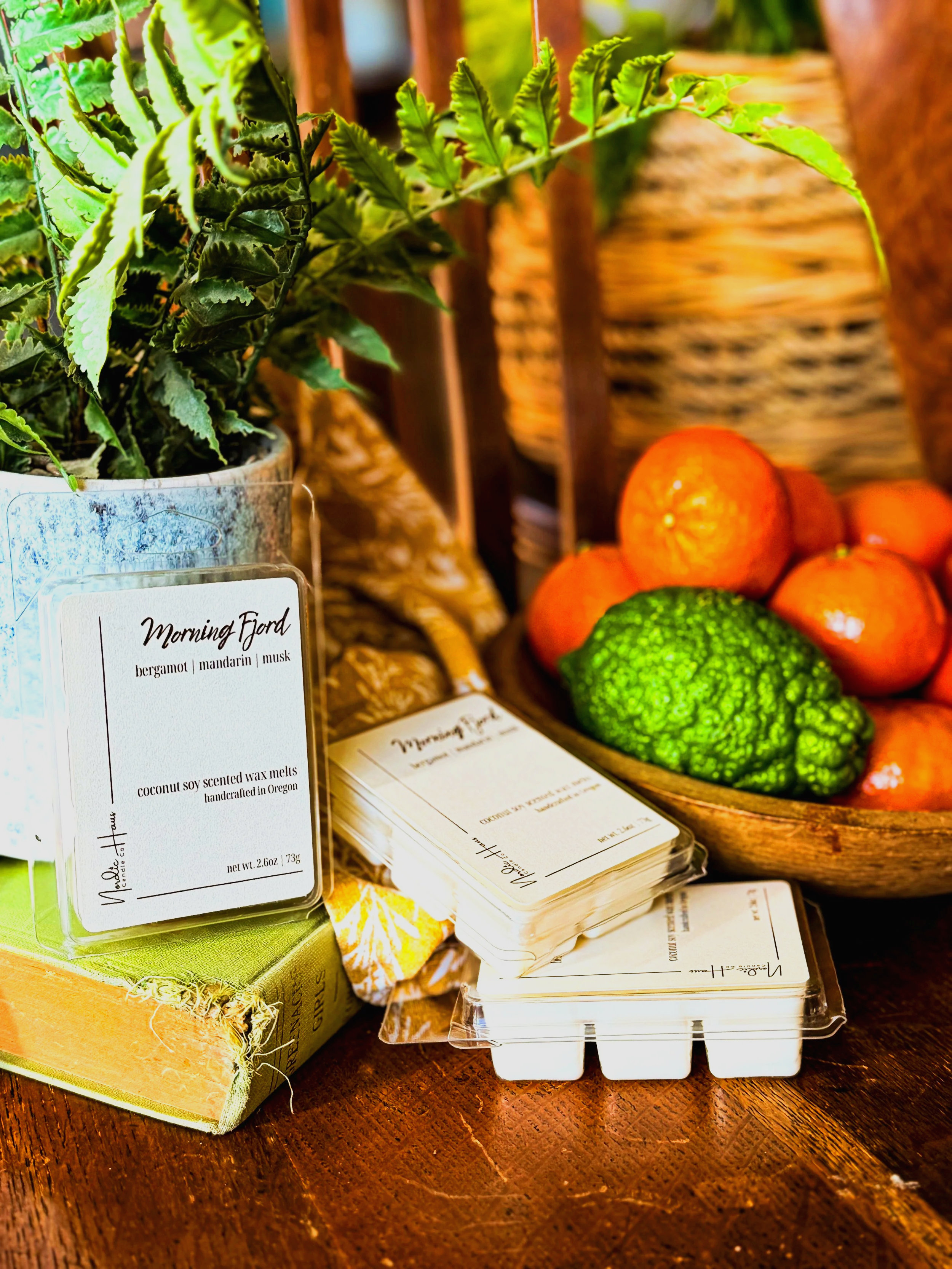 Morning Fjord - bergamot and mandarin wax melt