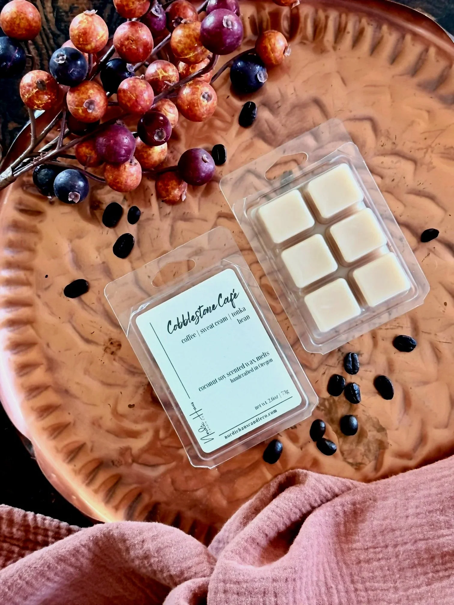 cobblestone cafe wax melt