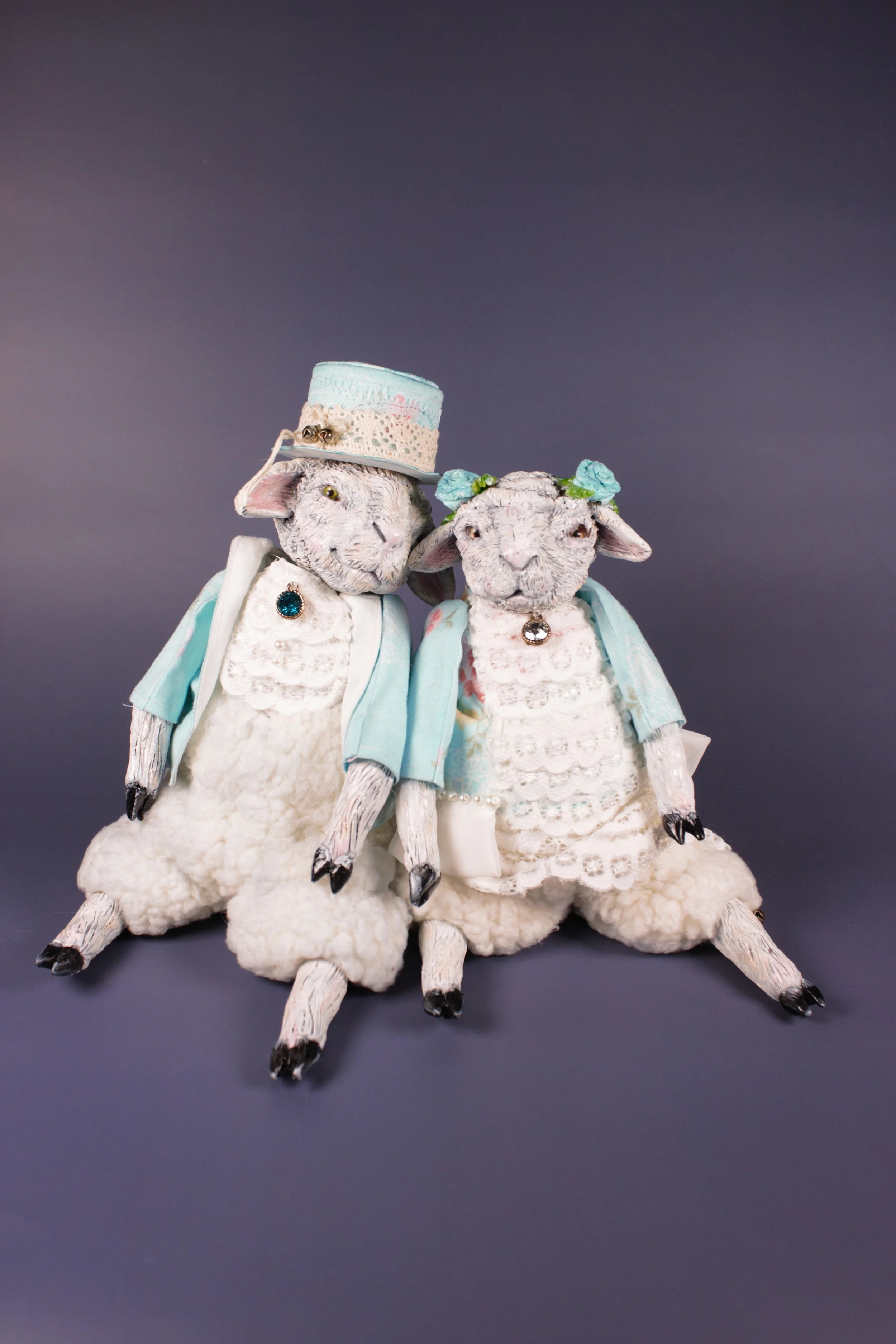 Darling Sheep Couple Art Dolls