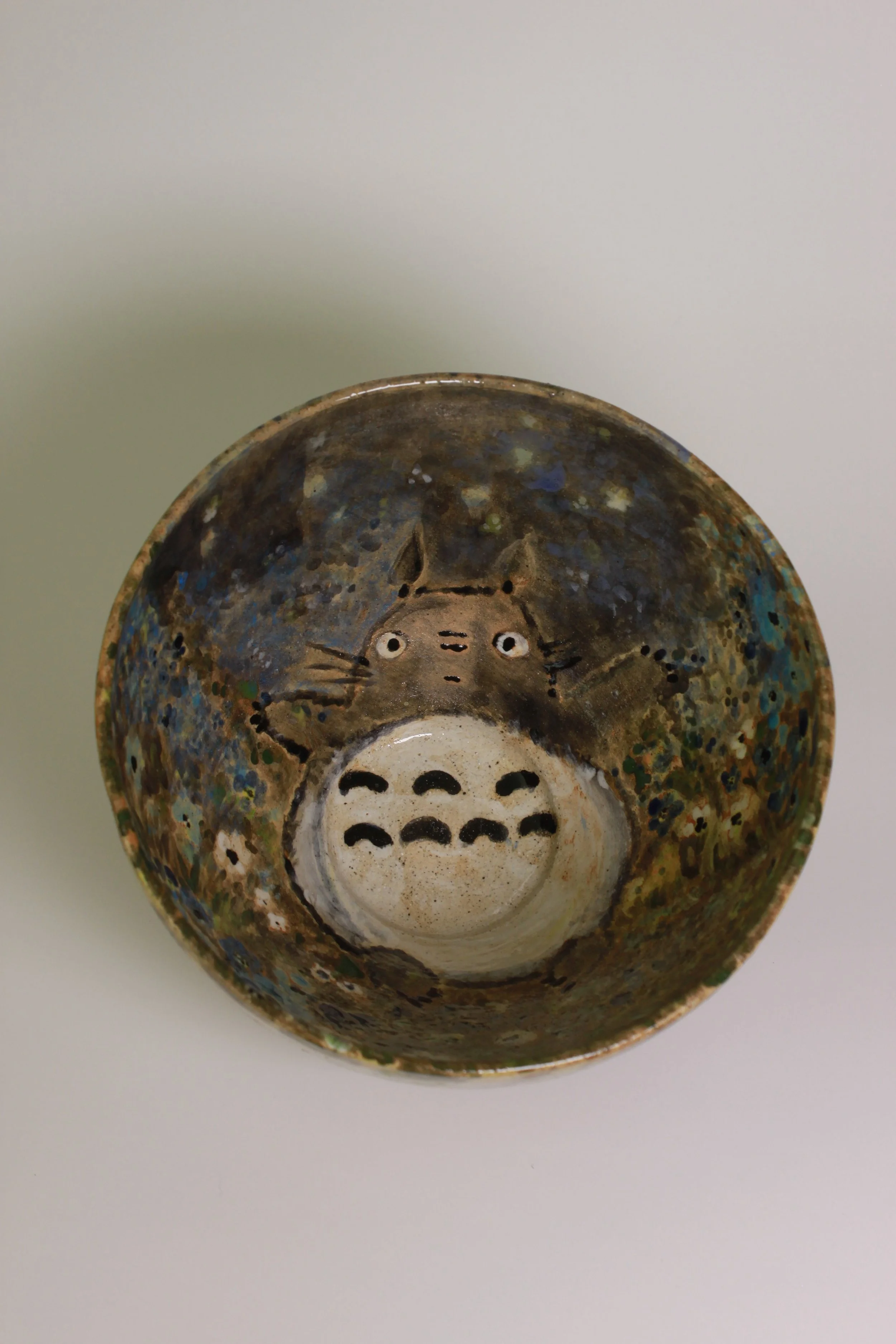 Enchanting Fan Art Ceramic Bowl