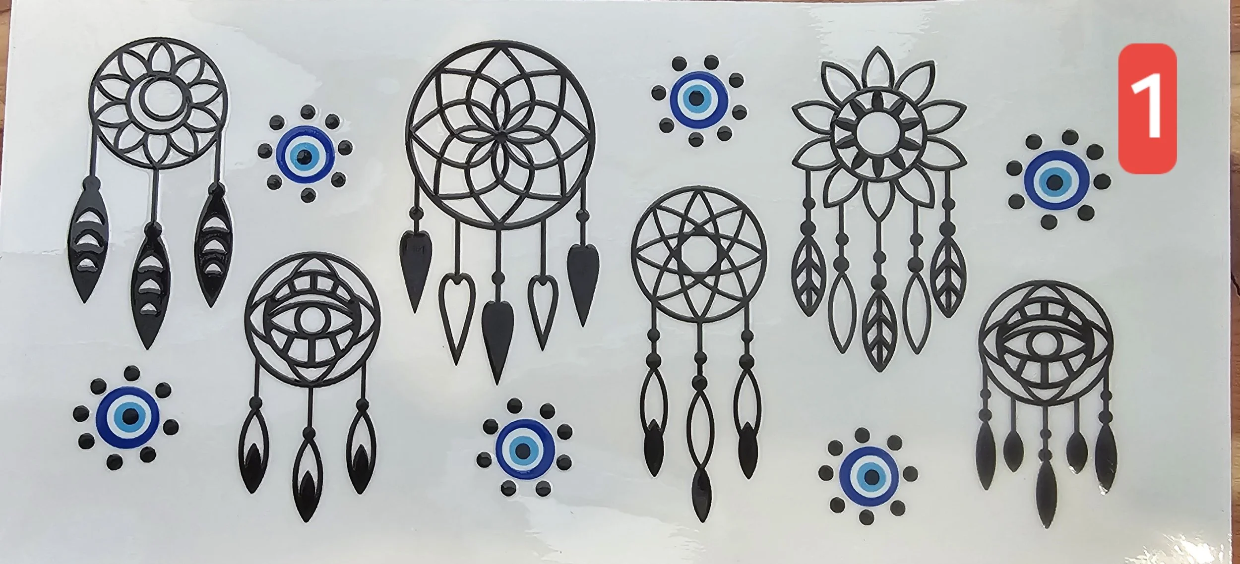Cup Wraps - Floral/Dream Catchers