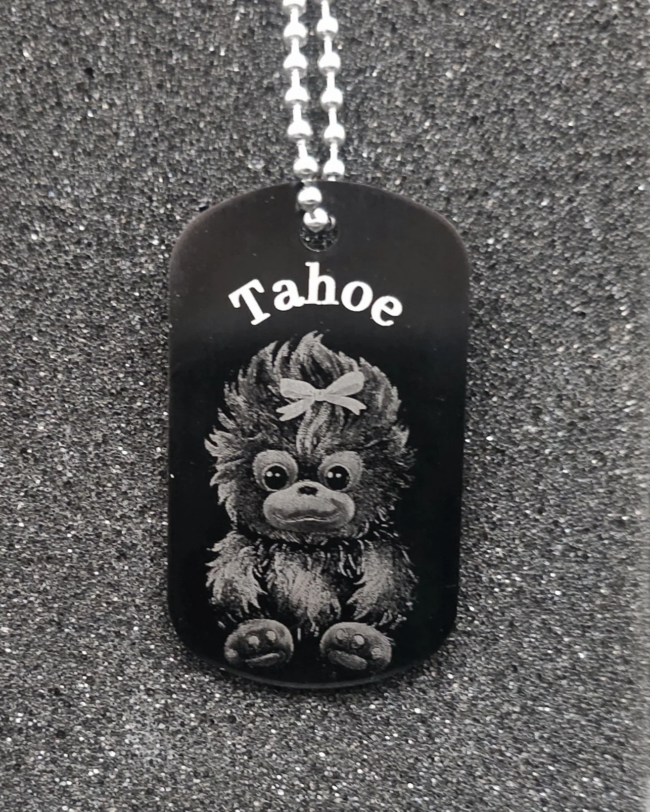 Baby Bigfoot Keychain/Dog Tag