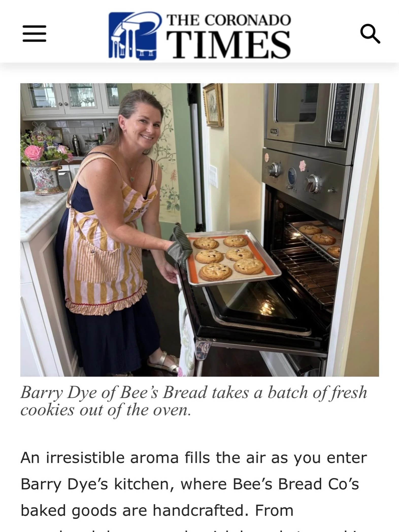 Thank you Jennifer Valez @ctwriter5 from the Coronado Times for the amazing article! Kneeding in the passion, purpose and family ties that are woven into every loaf 💫Check it out: Link on Bio!