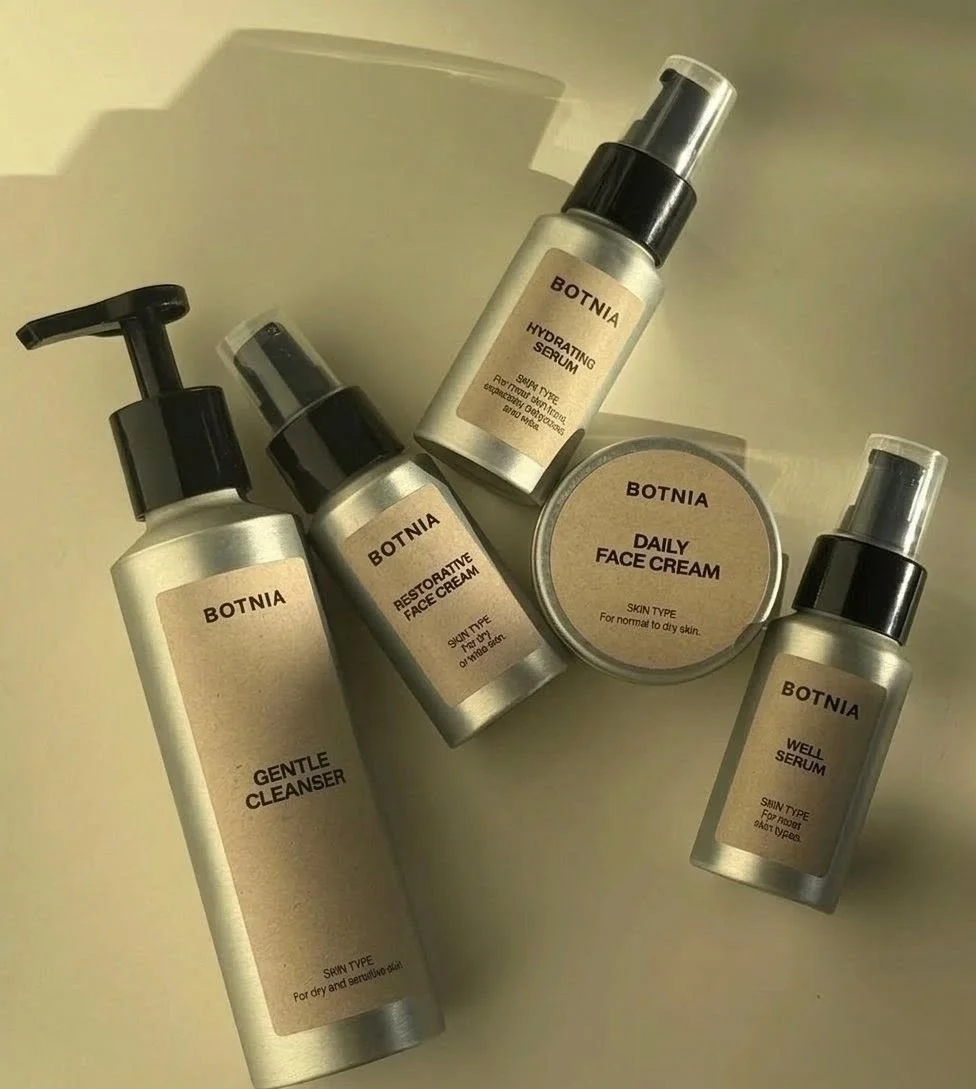 Botnia Skincare at Dahlia Beauty Bar. Clean and sustainable skincare products near me.