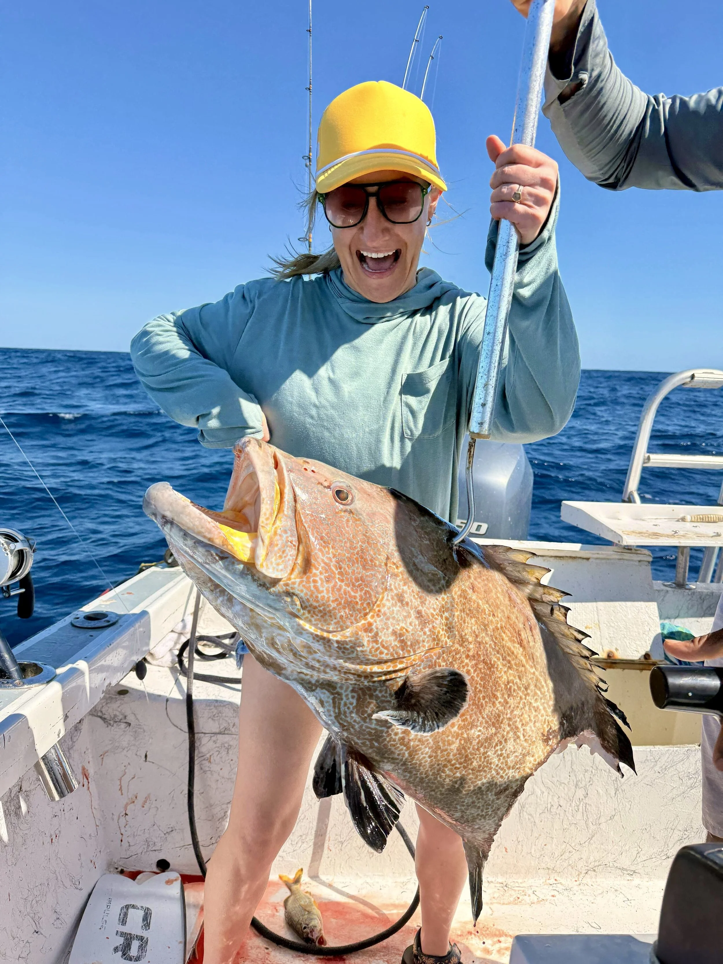 Grouper fishing san pedro belize