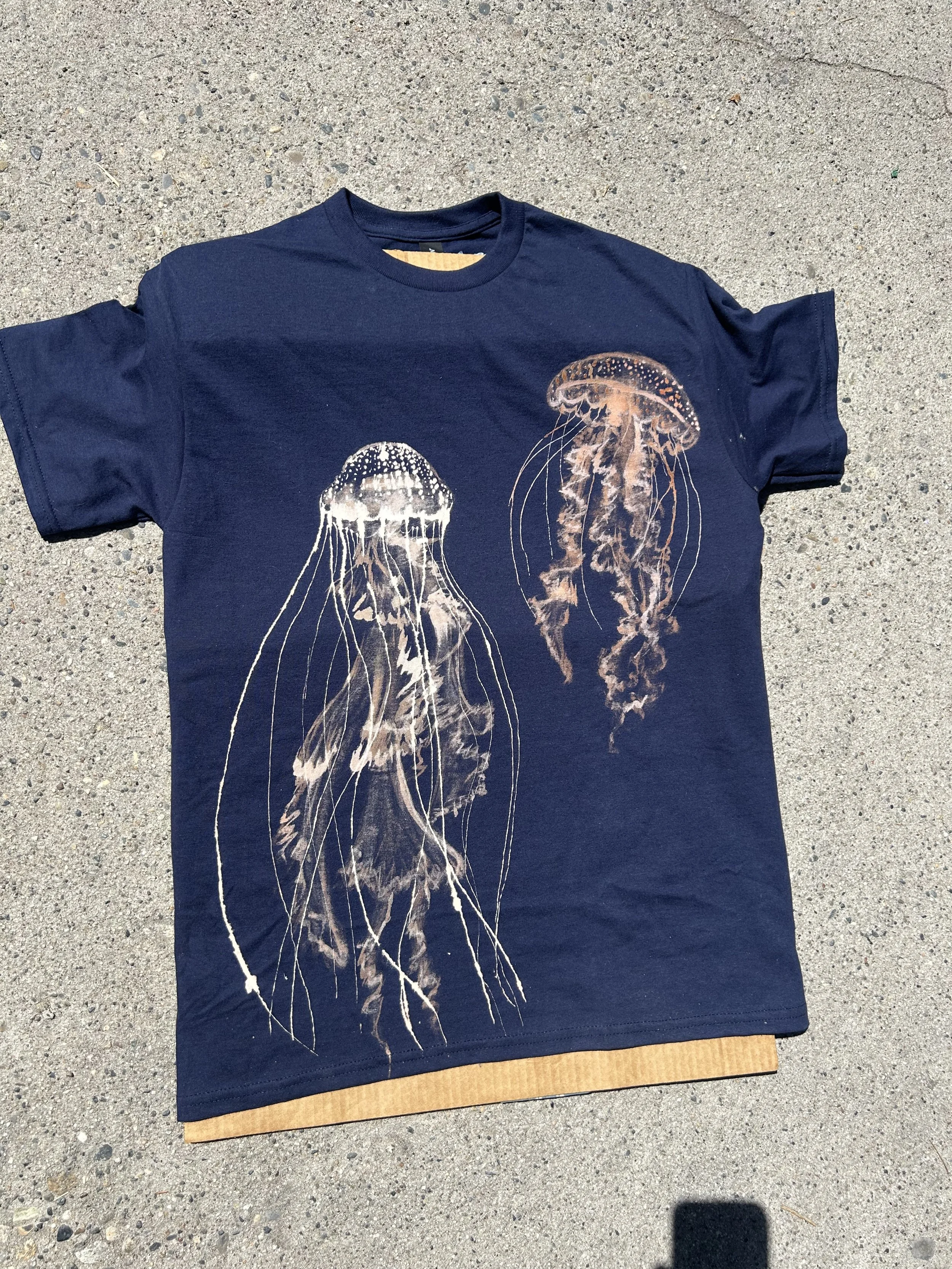 Custom Bleach Painted T-Shirt