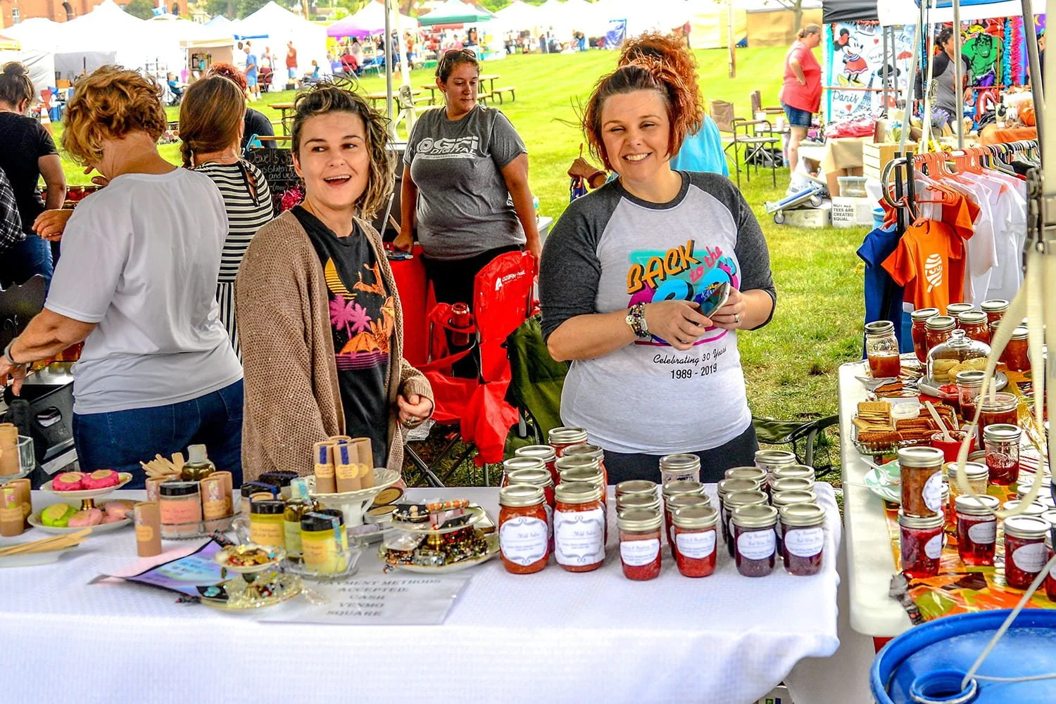 vendor at craft fair