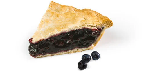 Pictured above is our Blueberry Pie in Gourmet configuration.