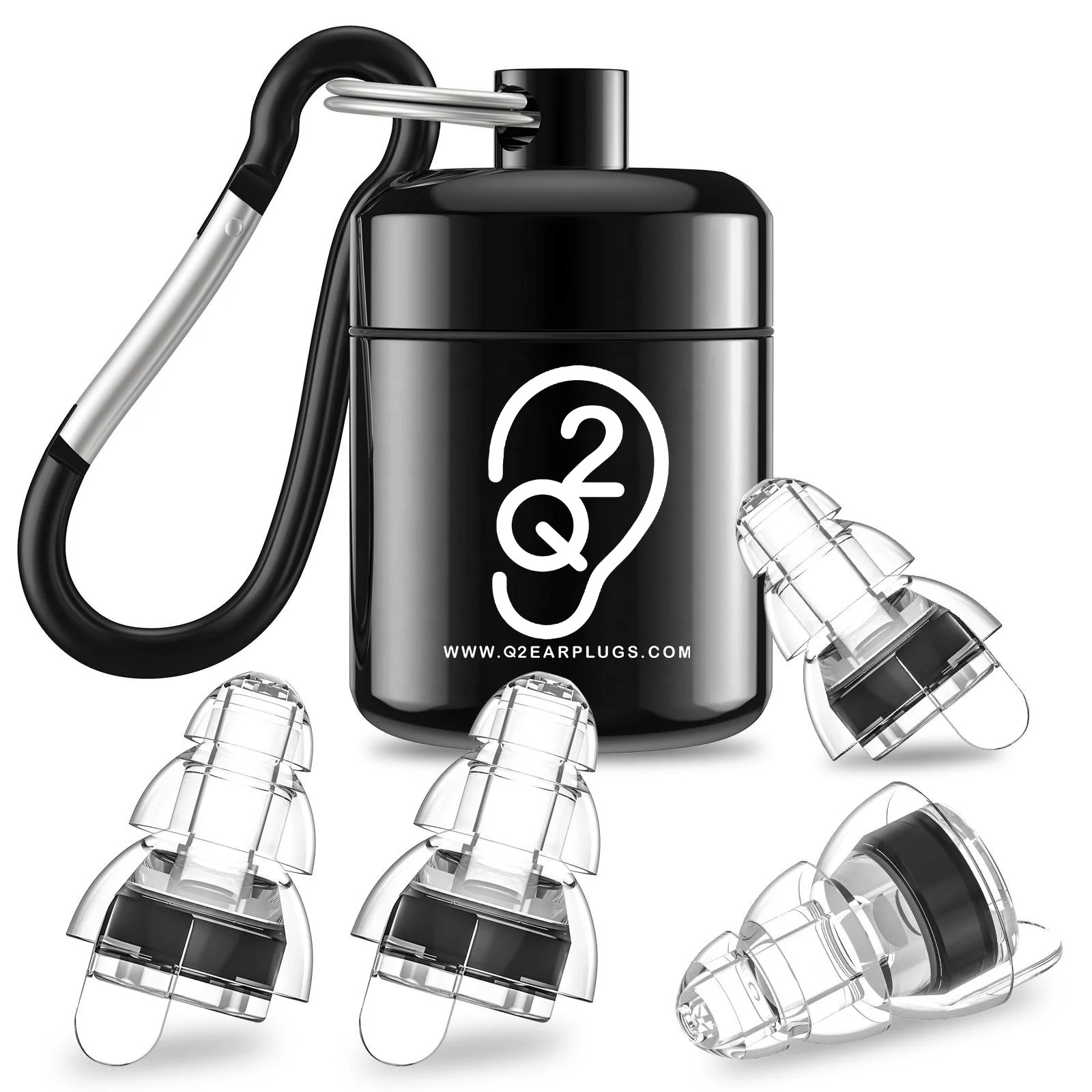 Q2 Earplugs - Black
