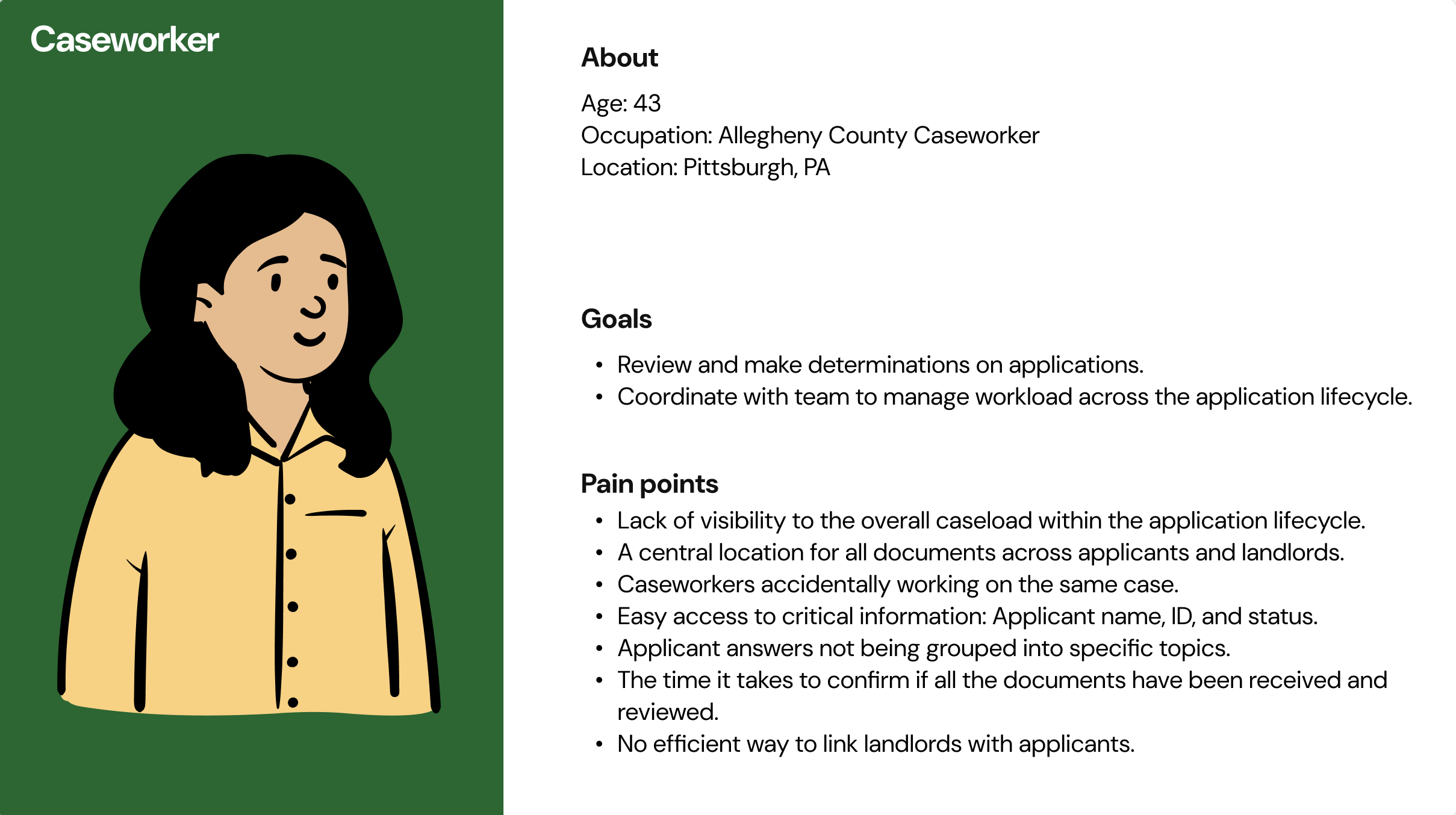 Caseworker Persona