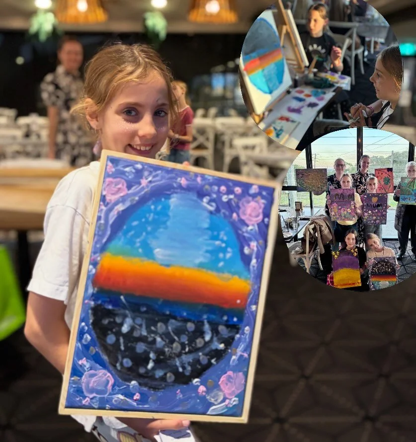 &lsquo;This was the best time ever&rsquo; 
Recent feedback from our Paint with Mum workshop. It was beautiful to see everyone creating together, and the pride and excitement of the finished products 💖.