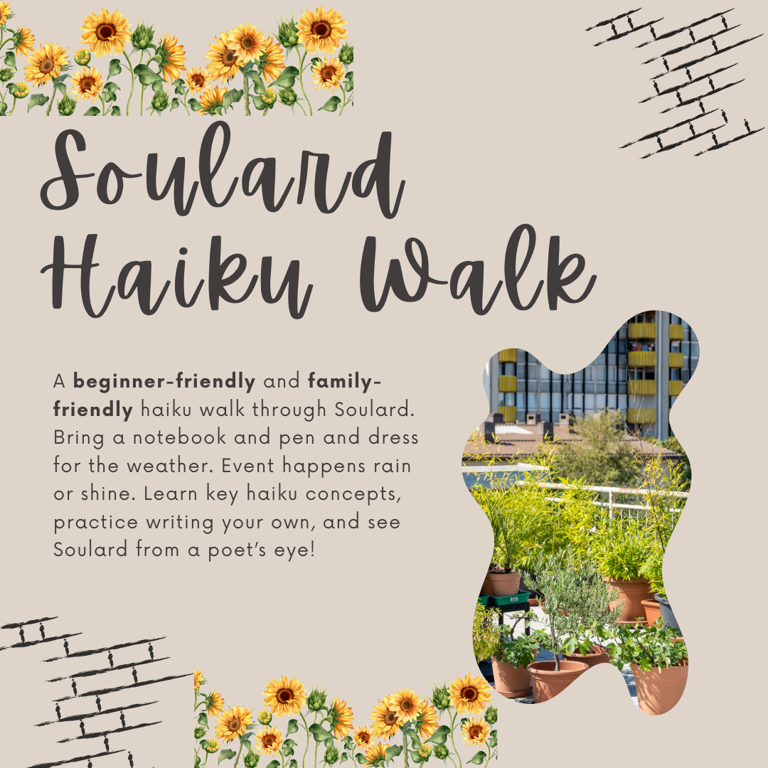 St. Louis Haiku Walk July 25th