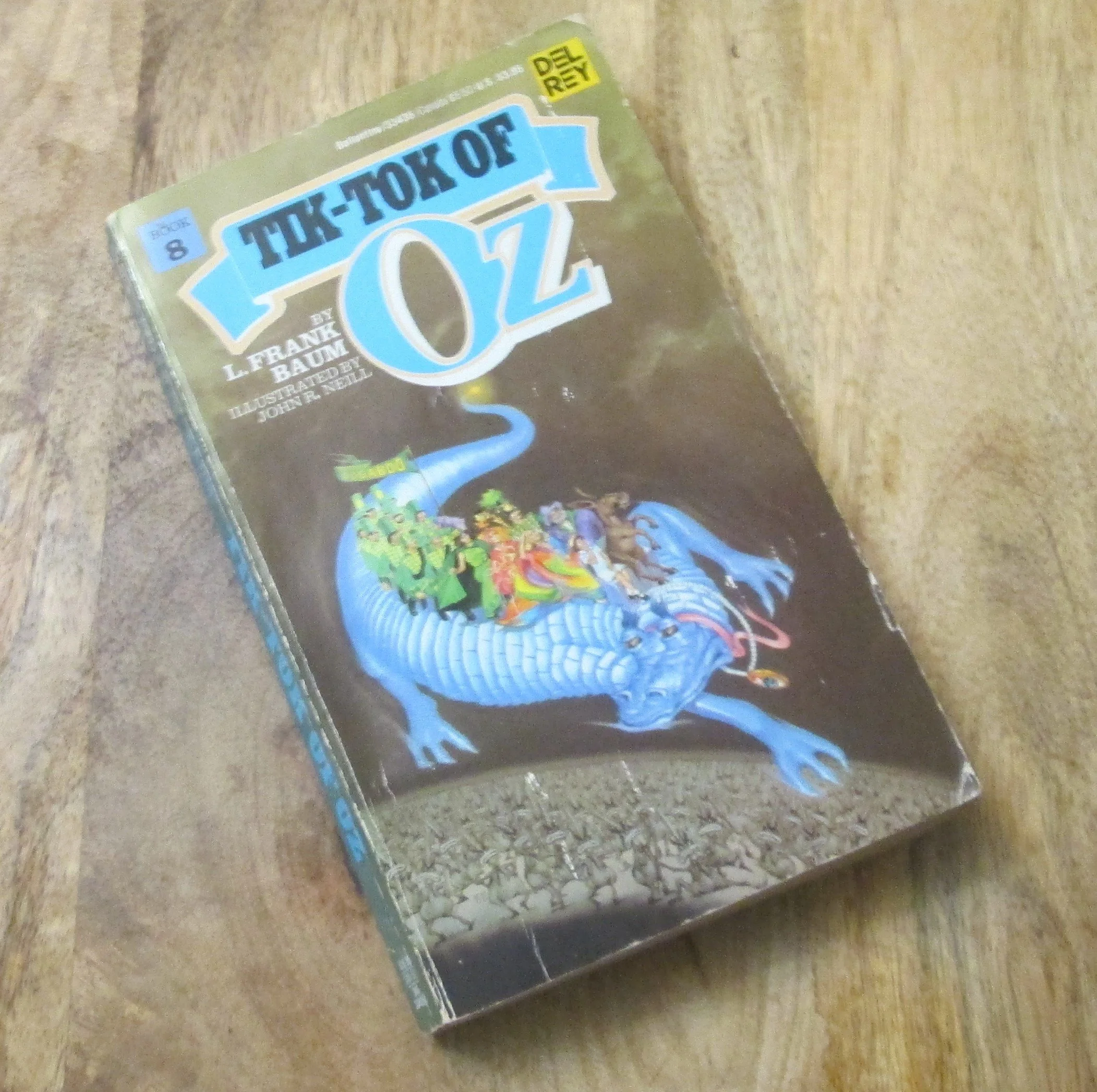 Tik-Tok of Oz by L. Frank Baum Del Rey Paperback Book, 1979