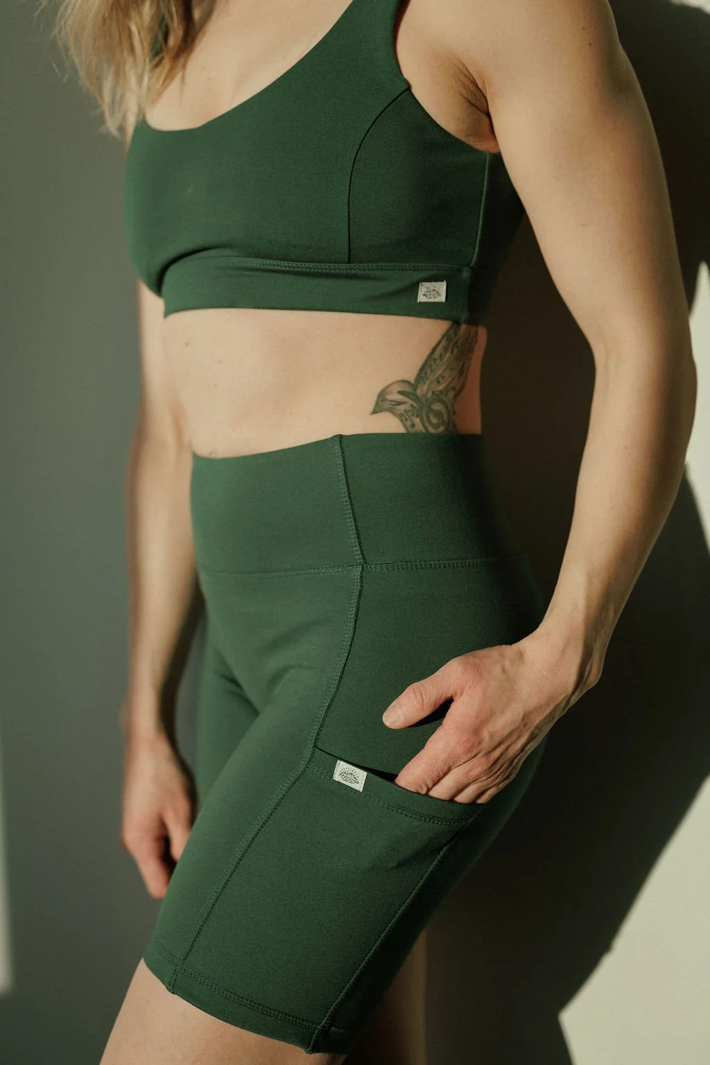 sustainable women's bike shorts, made and designed in Canada.