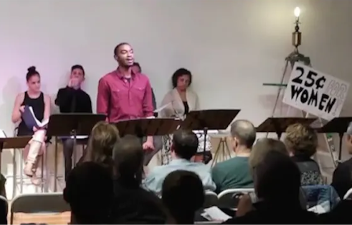 Jelani Alladin performs in The History of Light by Michael W. Small