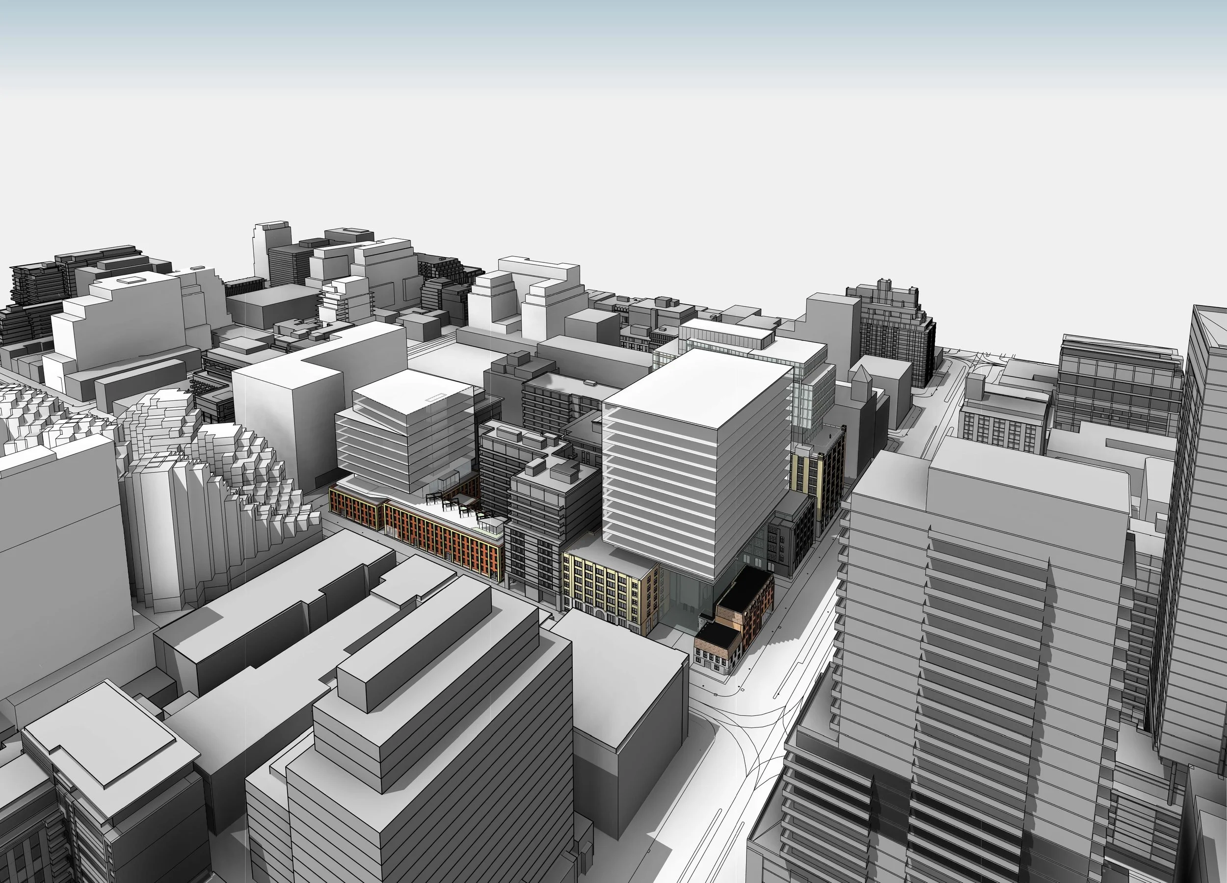 King Spadina Block Study