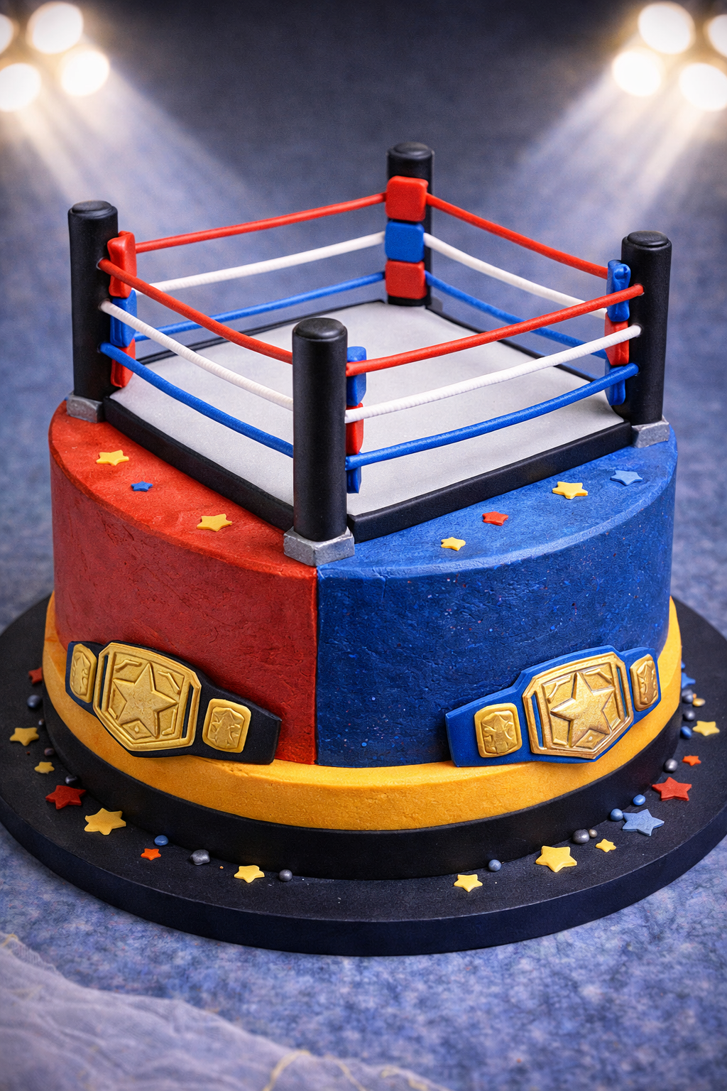 Wrestling Ring Cake