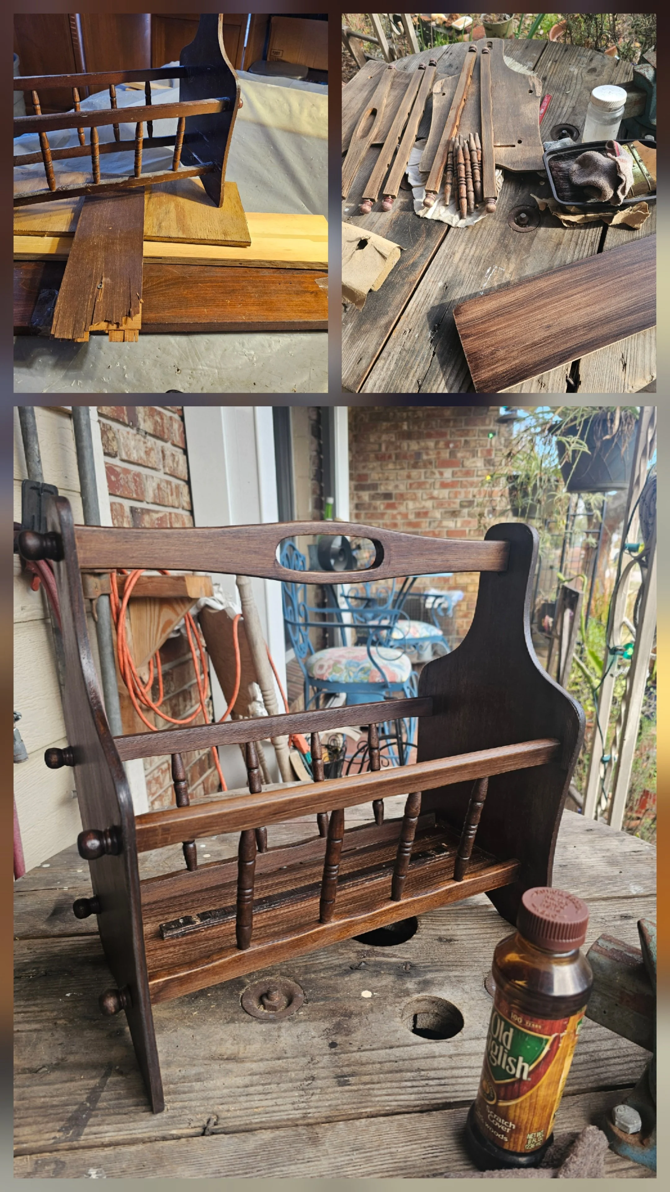 1960s Magazine Rack Restoration