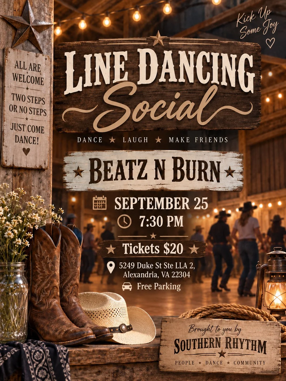 Country Line Dancing Social