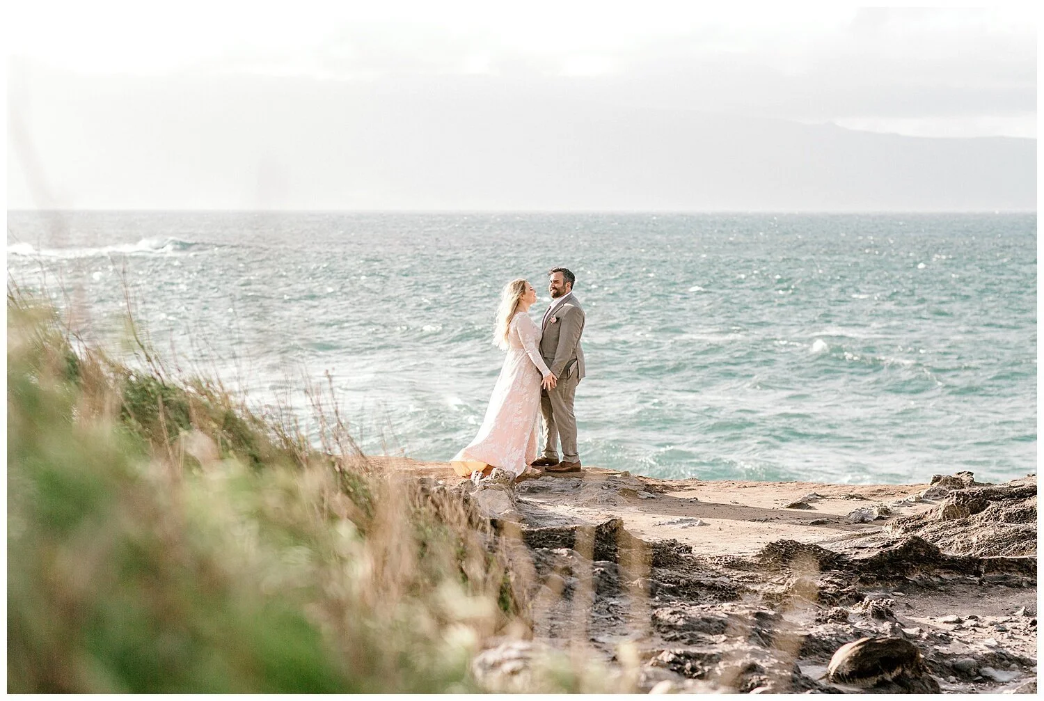 Romantic Maui Elopement at Ironwoods Beach 
